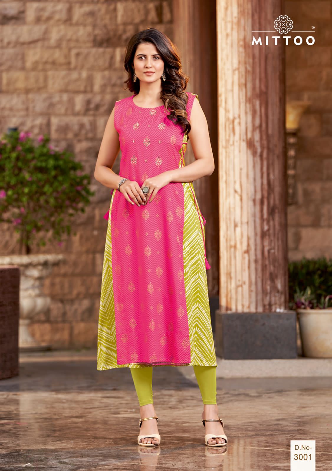 Mittoo Nandini Rayon Printed Ethnic Wear Designer Kurti Collection